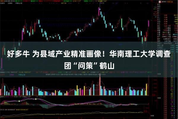 好多牛 为县域产业精准画像！华南理工大学调查团“问策”鹤山