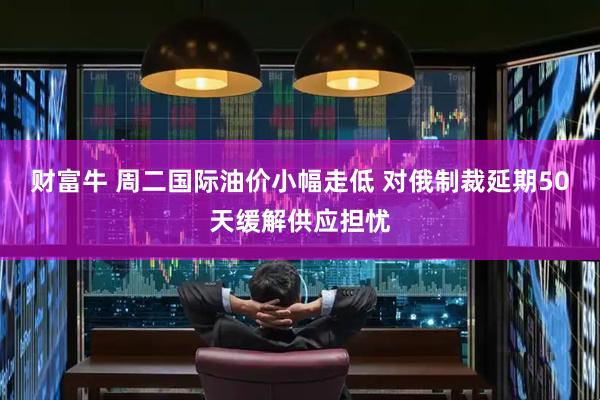 财富牛 周二国际油价小幅走低 对俄制裁延期50天缓解供应担忧